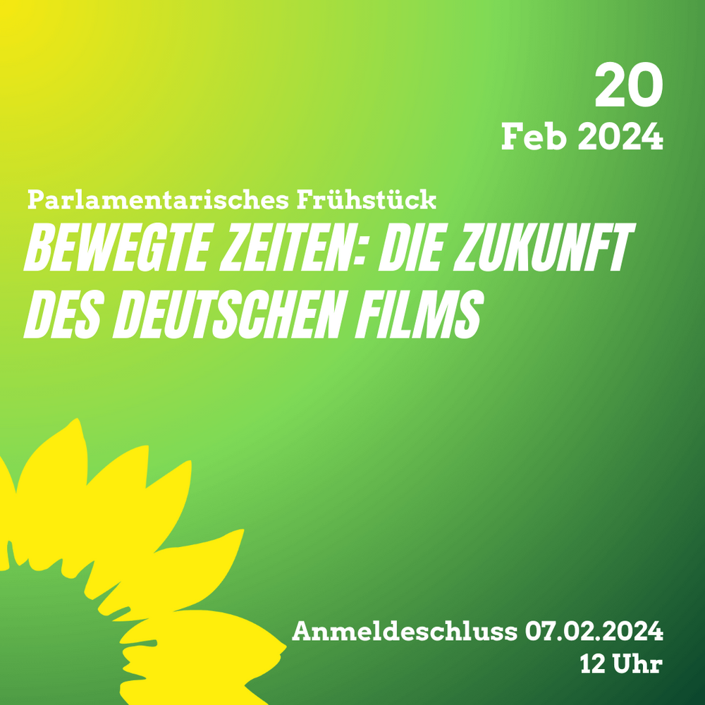 Vorankündigung Parlamentarisches Berlinale Frühstück